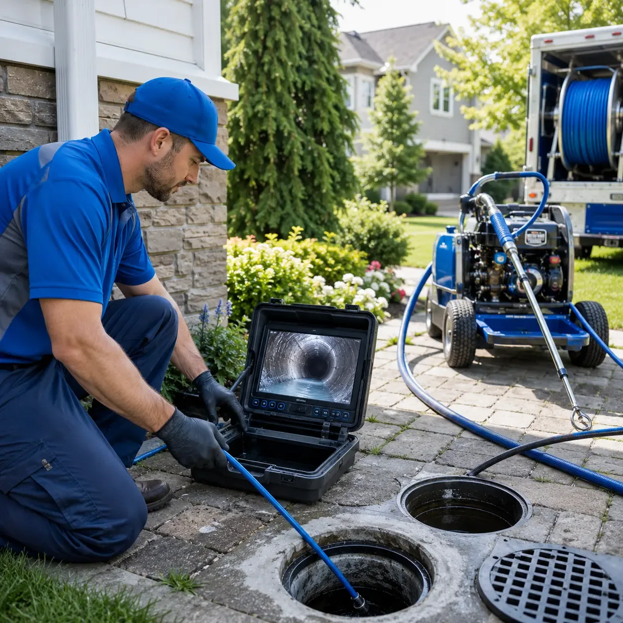 Outdoor drain cleaning professionals serving Lancaster, WI